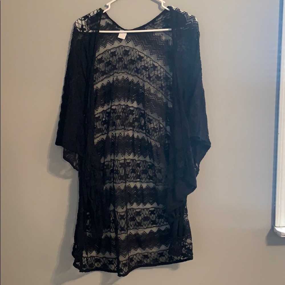Cute Black Lace cardigan